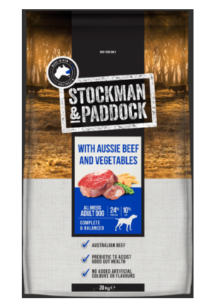 Stockman & Paddock Aussie Beef & Vegetables 20kg