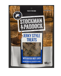 Stockman & Paddock Jerky Style Treats 500g