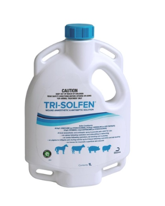 PRE-ORDER** Trisolfen 1L Topical anaesthetic lambs & calves + Applicator